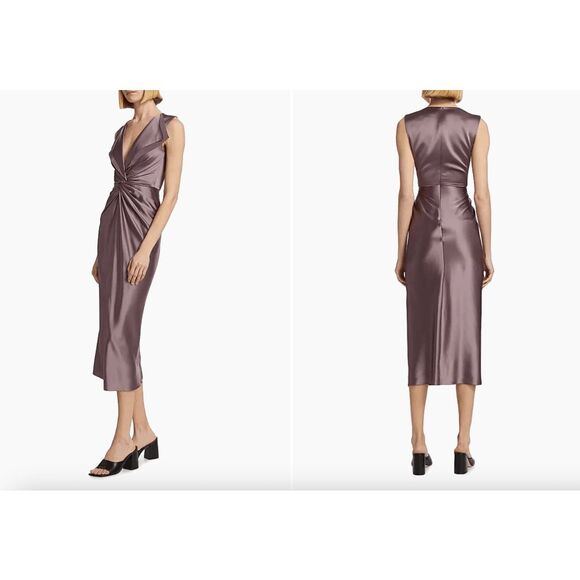 Prabal Gurung Lily Twist Front Midi-Dress US 10 $1095 - Picture 1 of 10